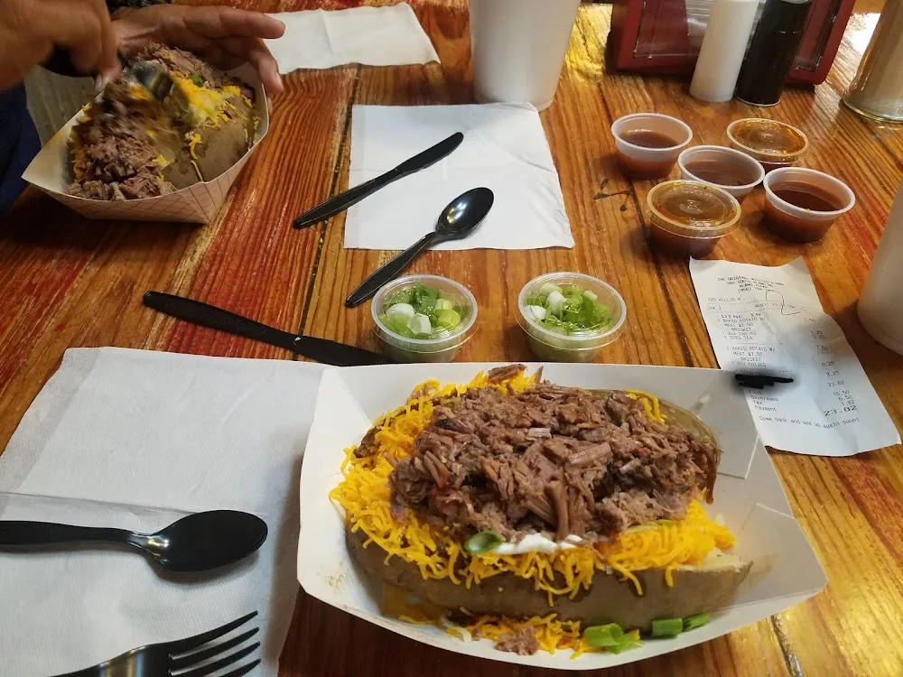 Stuffed Baked Potato with Brisket